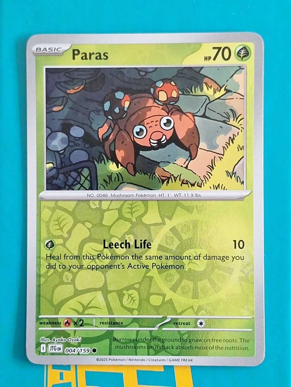 Pokémon Carte collezionabili: Paras - Reverse Holo Pokemon Journey Together #1.7 – Usato da Altstätten SG venduto da GGsGameshop