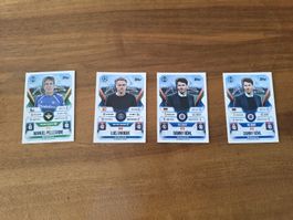 4 Match Attax Karten 