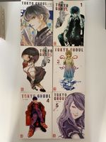 Tokyo Ghoul Manga Bände 1-5 Zustand gut
