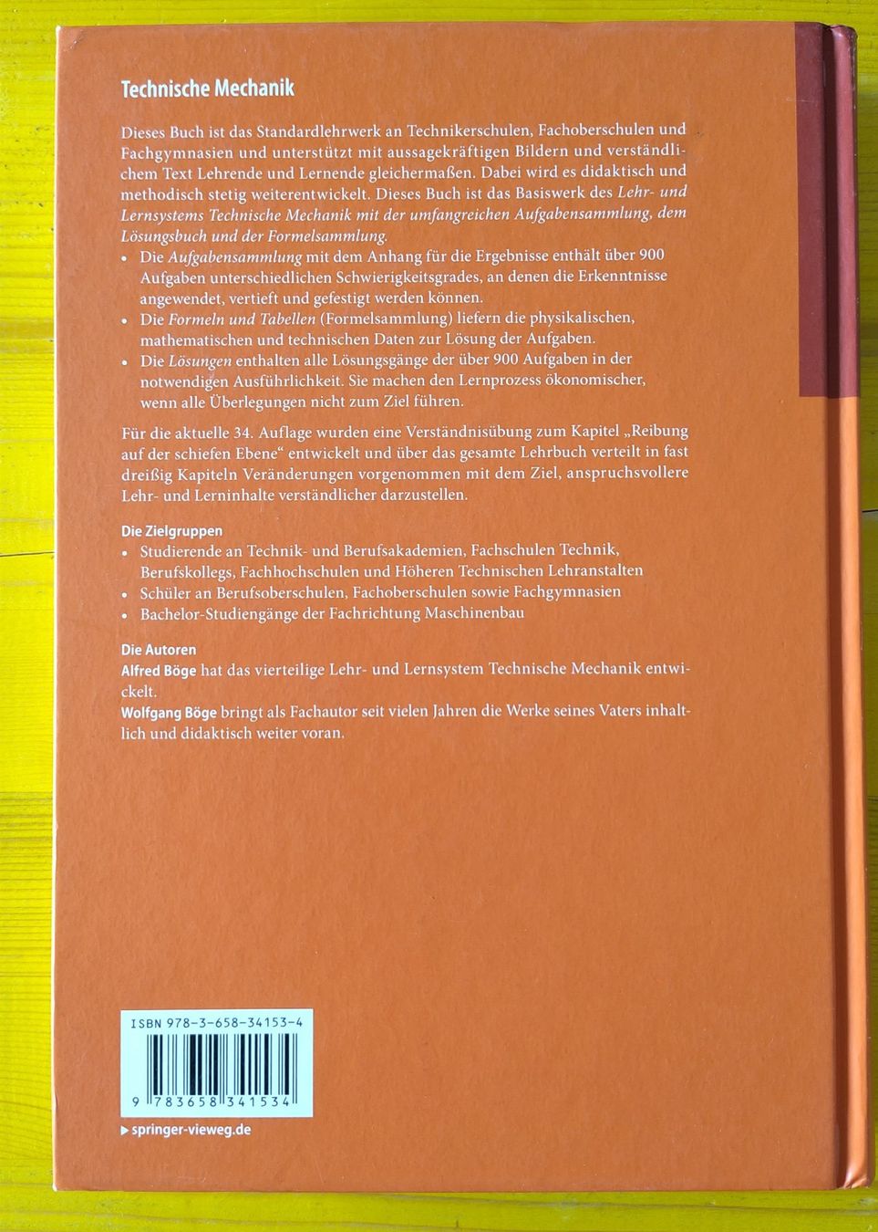 Libri: Technische Mechanik, Böge – Usato da Gossau SG venduto da Lui16 1