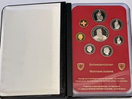 Schweizer Münzsatz PP 1987 mit Kartonhülle