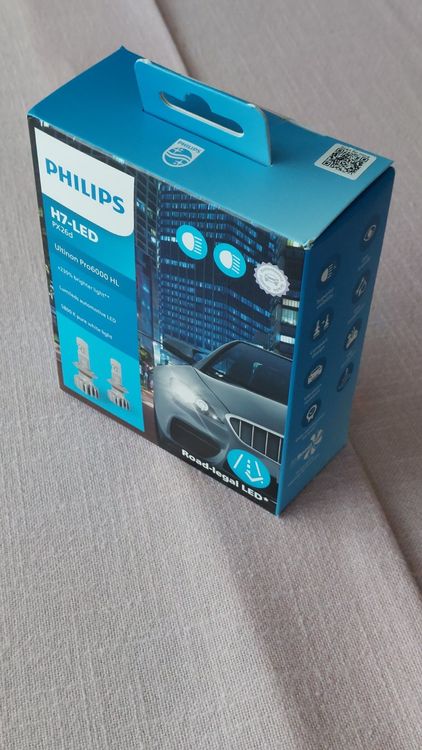Philips Ultinon Essential G2, H7 LED Lampen, 6500K, Set