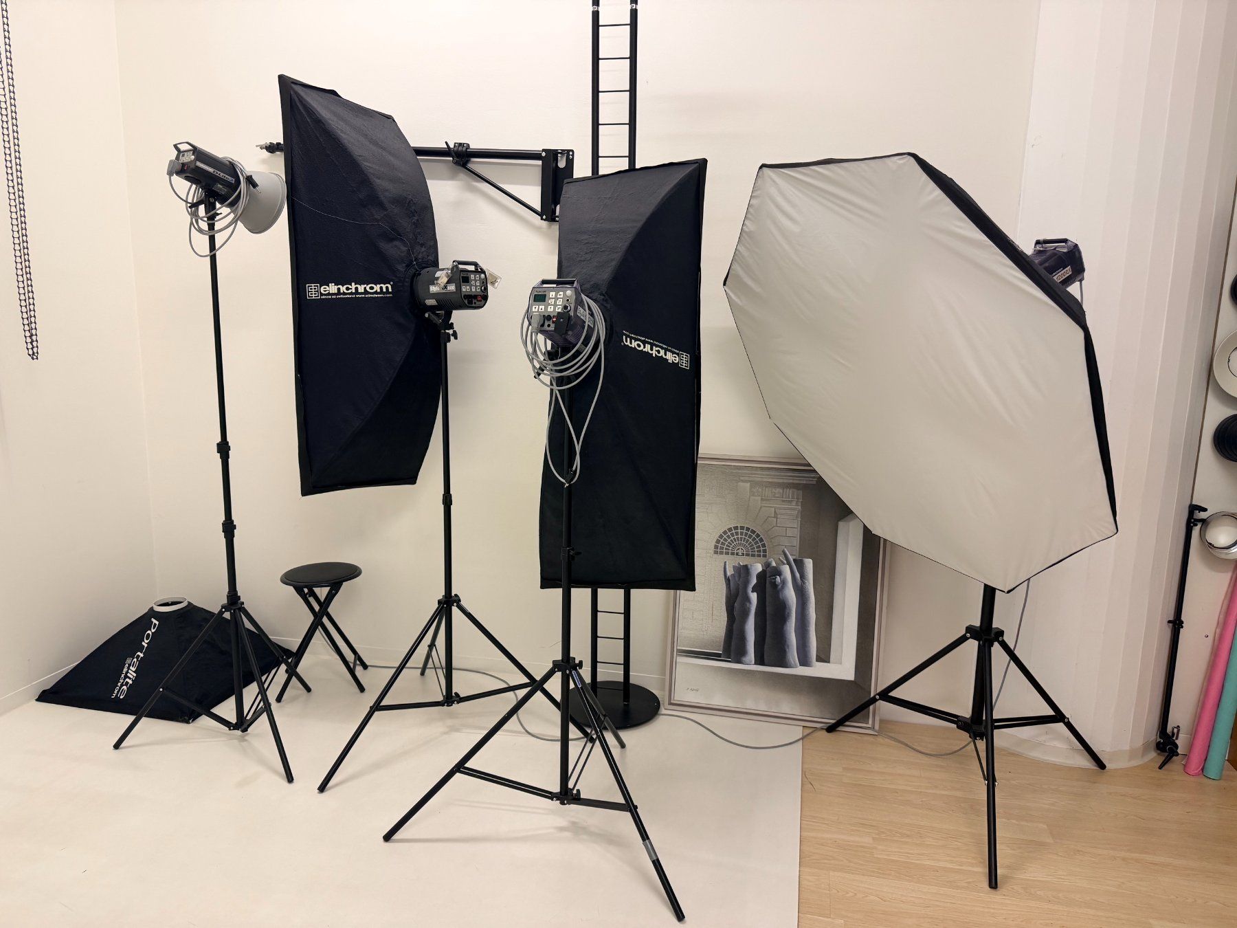 Elinchrom Flash: Kit de flashs studio Elinchrom 2x RX600 + 1x RX1200 – Usato da Preverenges venduto da cb1028tms