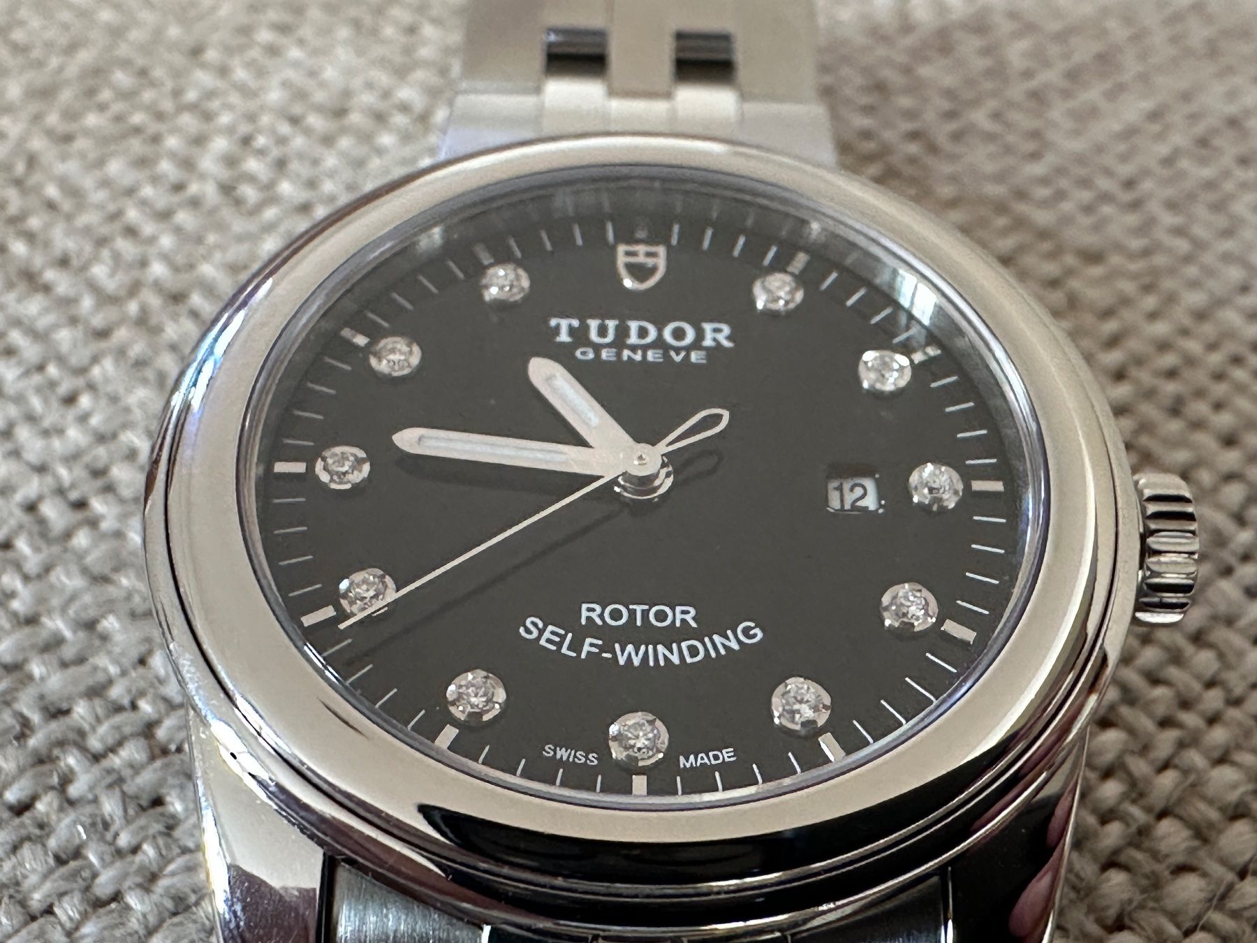 Tudor Orologi: Tudor Glamour Date Diamond Automatic 31mm Full-Set + Invoice – Usato da Matten b. Interlaken venduto da cour13 3