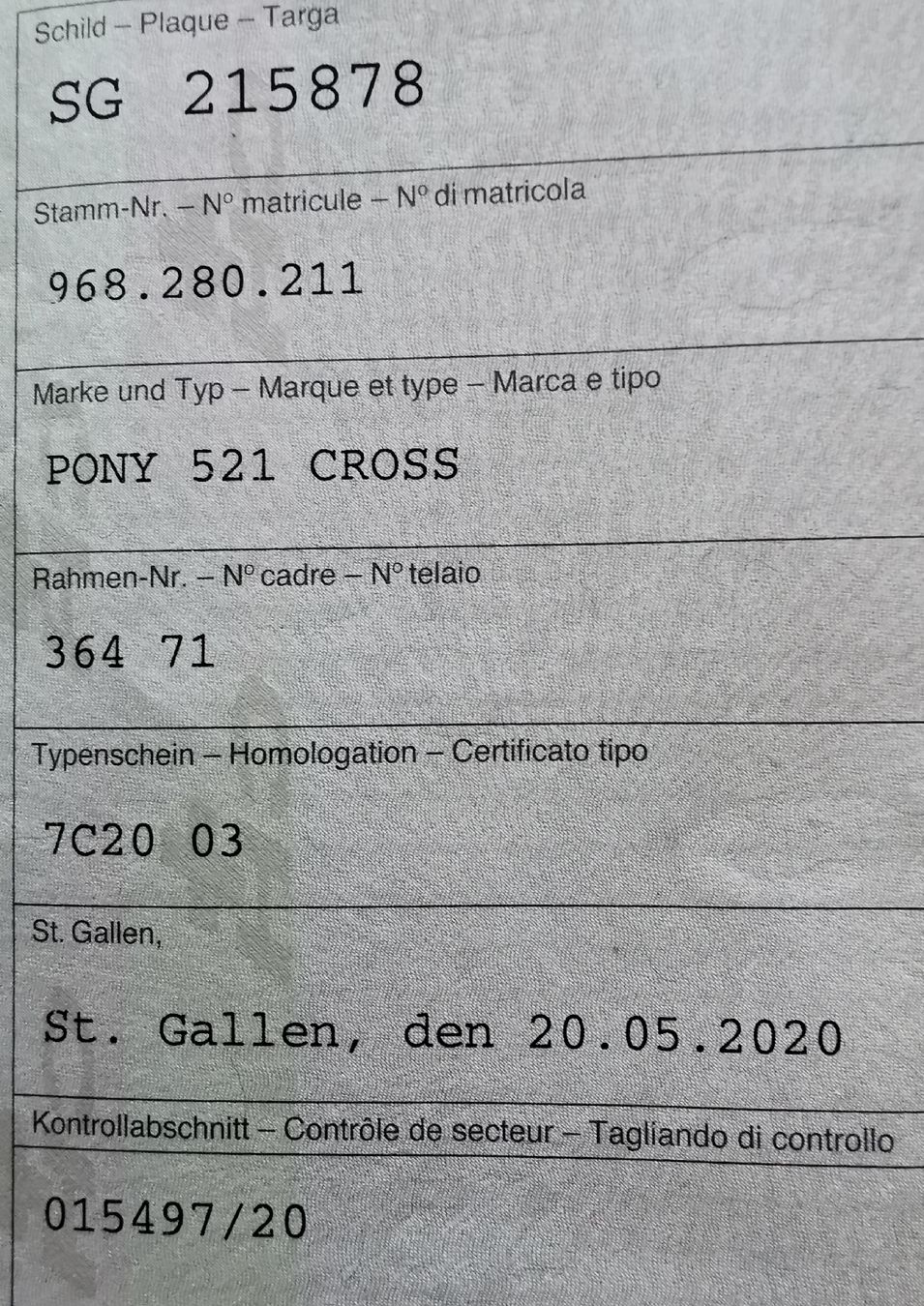 Mofas: Töffli Pony Cross – Gebraucht aus Egg-Flawil von pavatex 5