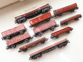 Märklin 10 x Güterwagen Set H0 - Braun DB