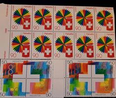 Briefmarkensammlung Pro Juventute, Geldscheine etc.