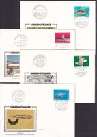 4 FDC 694 - 697 Serie Einzelmarken Orts-ET 17.2.1983