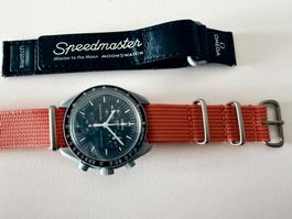 Bracelet NATO Corail pour OMEGA x SWATCH Mission to the Moon