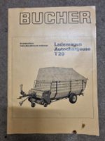 BUCHER Ladewagen Autochargeuse T20 Ersatzteilliste