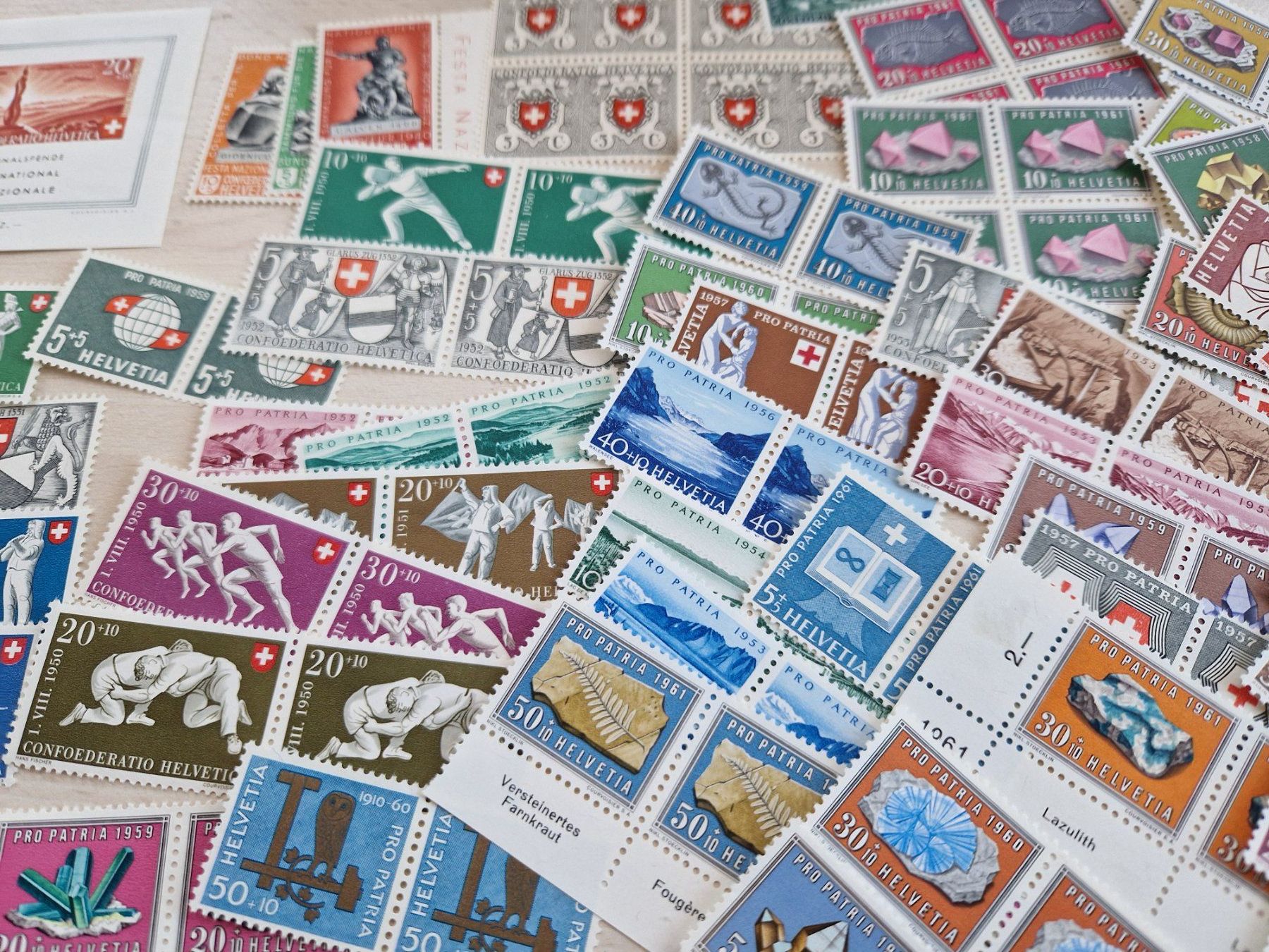 Tutti i francobolli: PP Lot Postfrisch** inkl. Block, ab 1.- – Usato da Burgdorf venduto da Glossy01 5