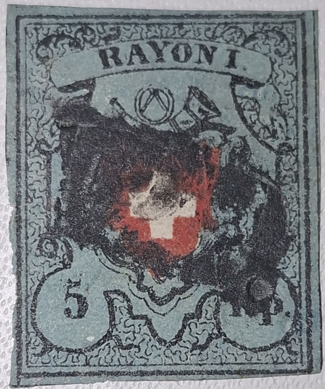 Tutti i francobolli: Rayon 15II Typ 8 Kat. 650.- – Usato da Balgach venduto da SIMEON27