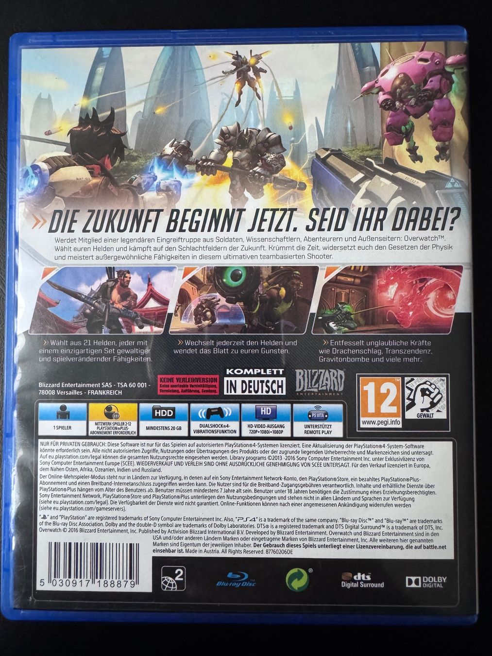 Sony Giochi: Overwatch Origins Edition PS4 – Usato da Wolfhausen venduto da ResalePoint 1