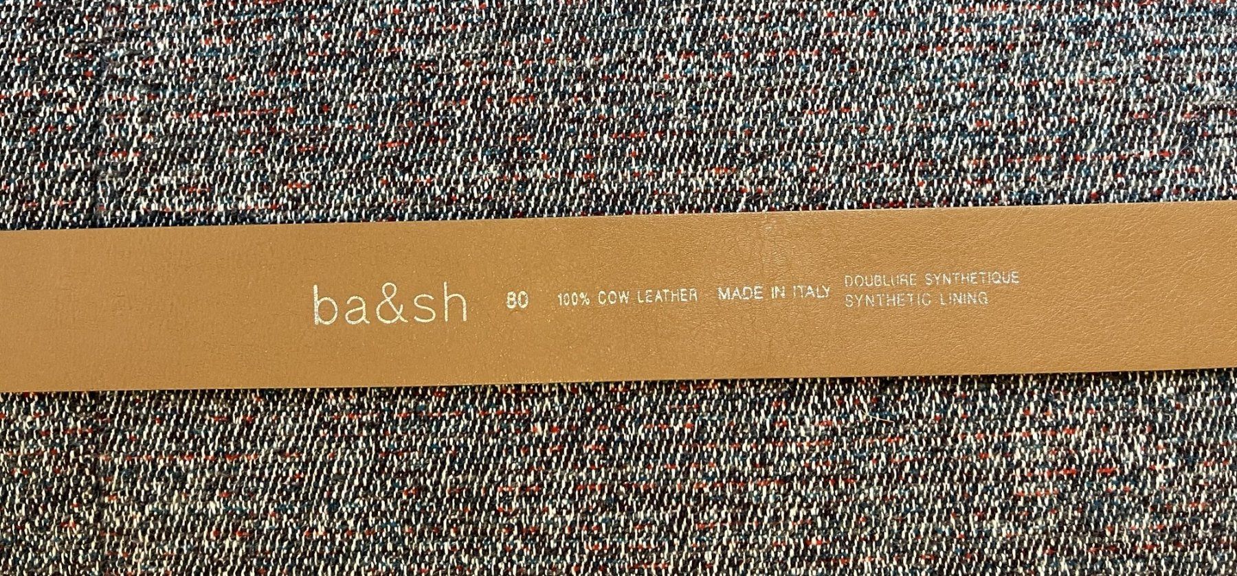 Ba&Sh Cinture: Ceinture Ba&sh, cuir, boucle carrée – Usato da Sierre venduto da Clema01 2