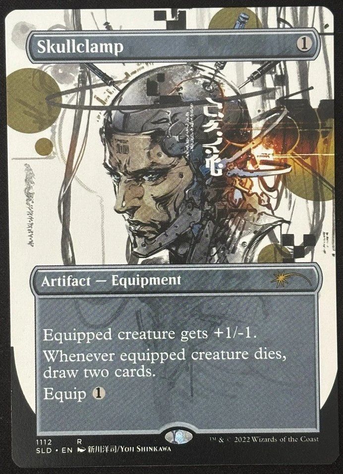 Magic The Gathering Carte collezionabili: Skullclamp - Secret Lair - Borderless - MTG -  EN – Usato da Bolligen venduto da Gurkenfeld