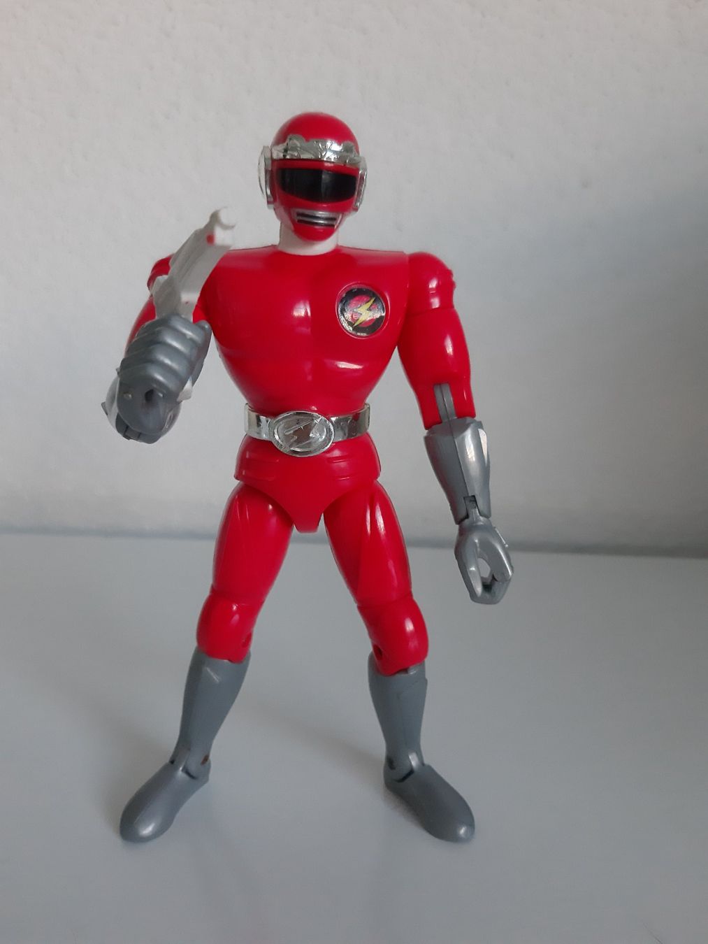Statuette: Power Rangers Red Ranger Action Figure 1993 – Usato da Buchs SG venduto da Bray_Law