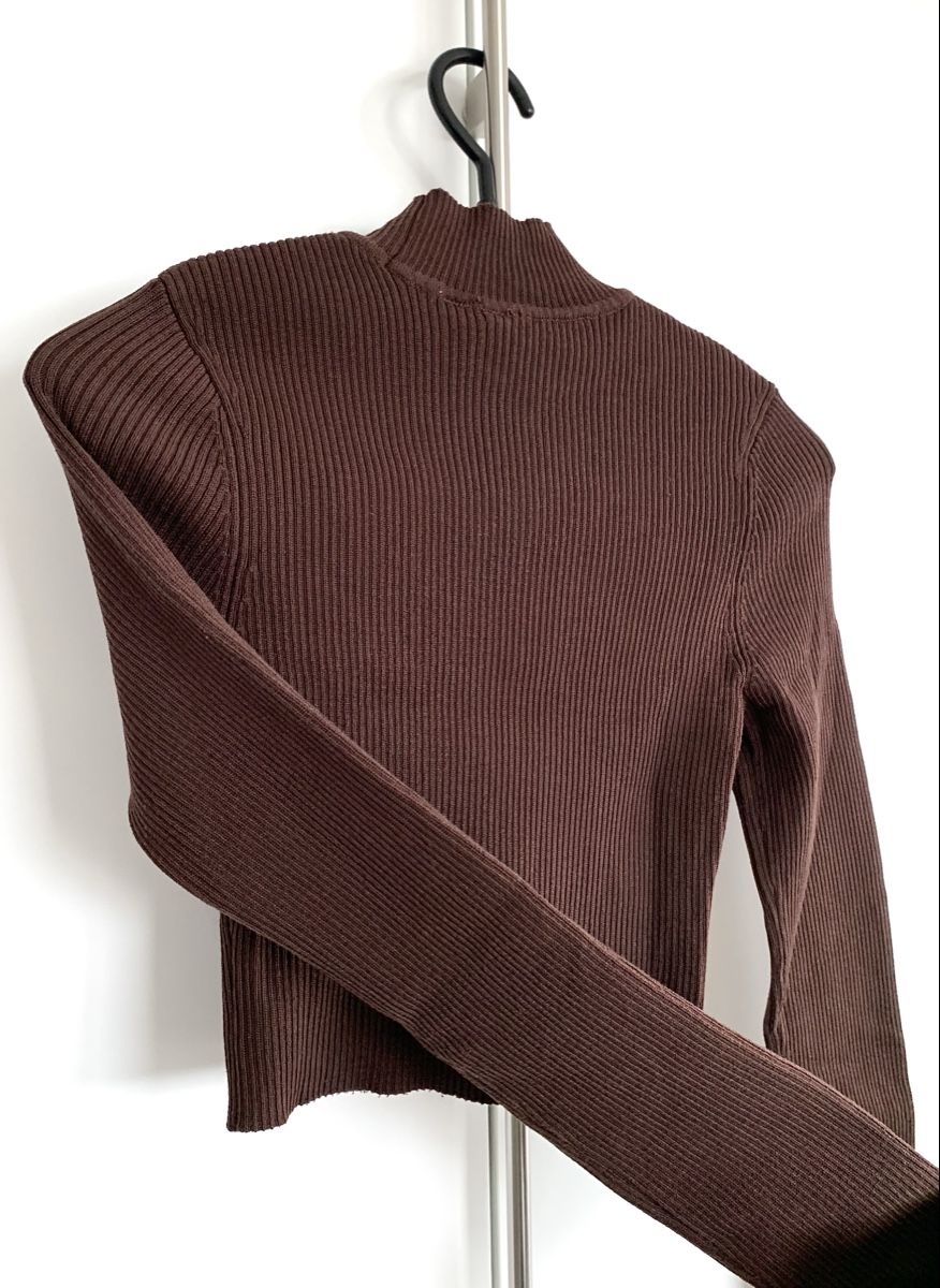 H&M Top: Brauner, dünner Strickpullover von H&M/Divided – Nuovo (secondo la descrizione) da Düdingen venduto da Hiron_o7