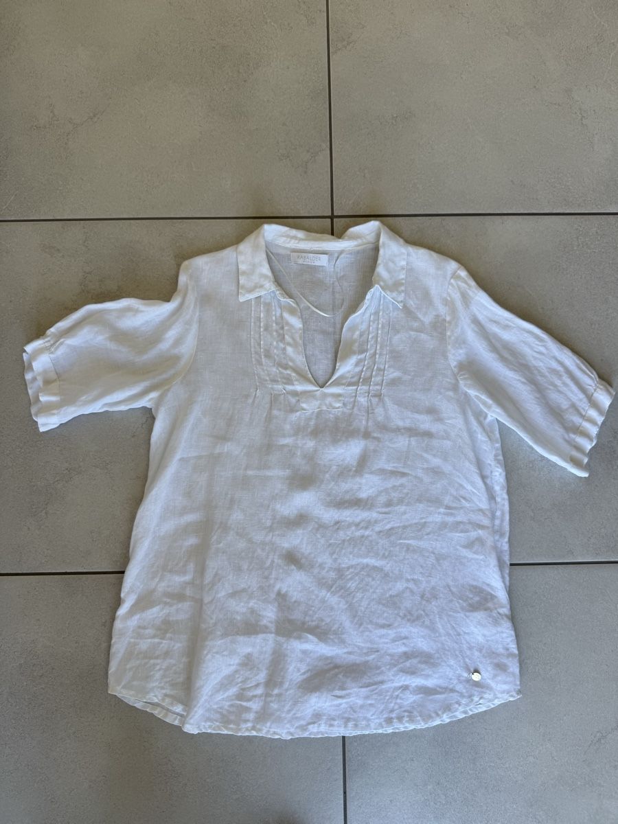 Blusen: Bluse von Rabalder Weiss Grösse M Leinen – Neu (gemäss Beschreibung) aus Nänikon von Monimos 3