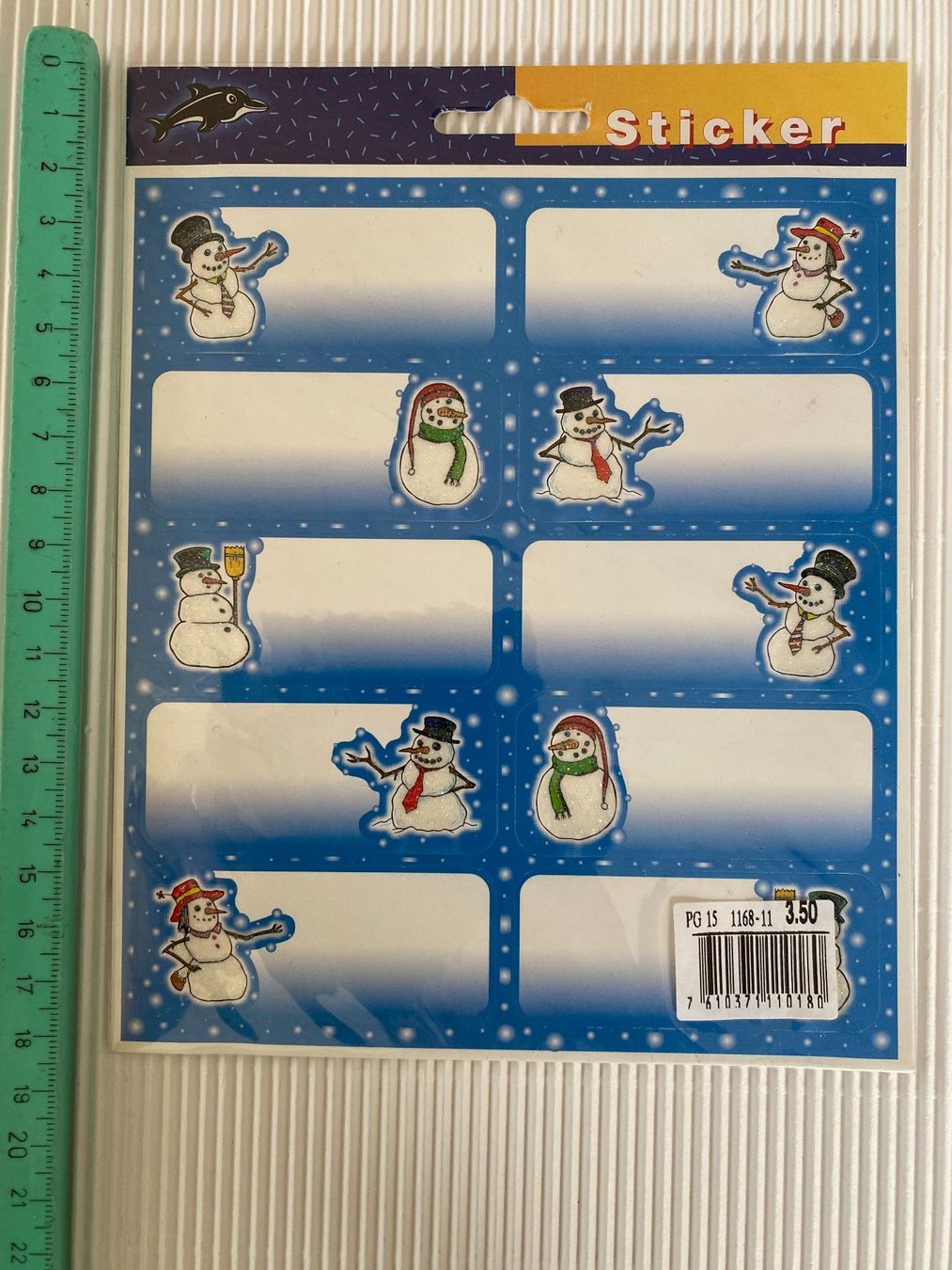 Giocattoli: 2er Set. Sticker "Schneemänner" für Schulhefte etc. – Nuovo e nell'imballaggio originale da Egg SZ venduto da irbaku 1