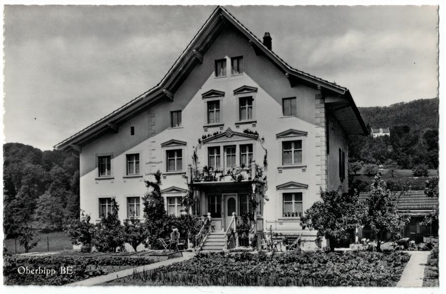 Ansichtskarten: Oberbipp, Pension Friedheim, Fam. Hippenmeyer – Gebraucht aus Frauenfeld von POML