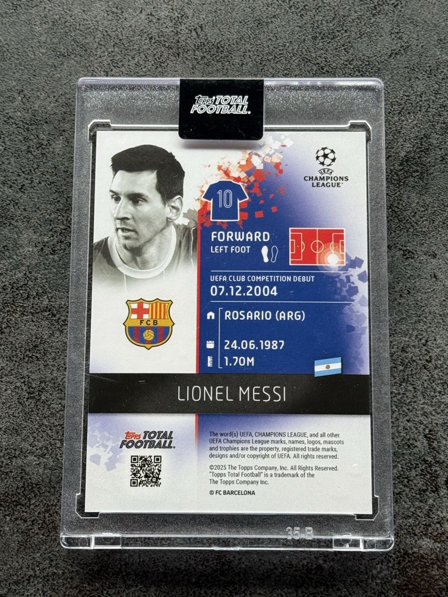 Topps Sammelbilder & Trading cards: Lionel Messi /75 - Topps Total Football Avant Garde – Gebraucht aus Kaiseraugst von 420n 1