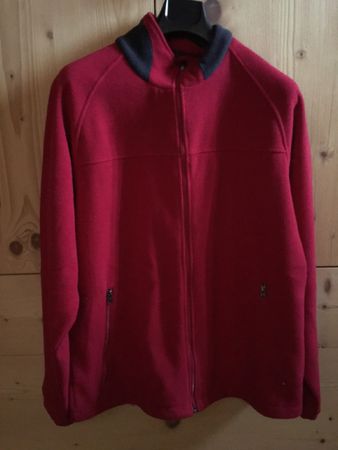 Marine Pool Fleecejacke XL rot/schwarz Herren