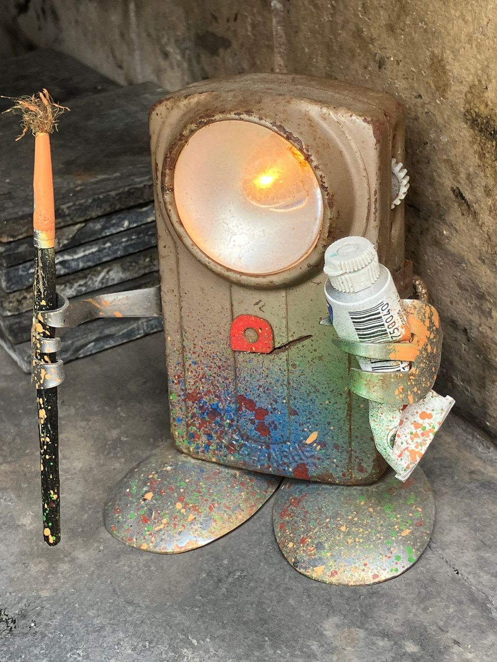 Lampen: Vieille lampe de poche customisée – Gebraucht aus Ovronnaz von LesBidochons 5