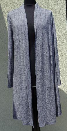 Phase Eight Strickjacke grau Gr. 12 /38 lang Strickmantel