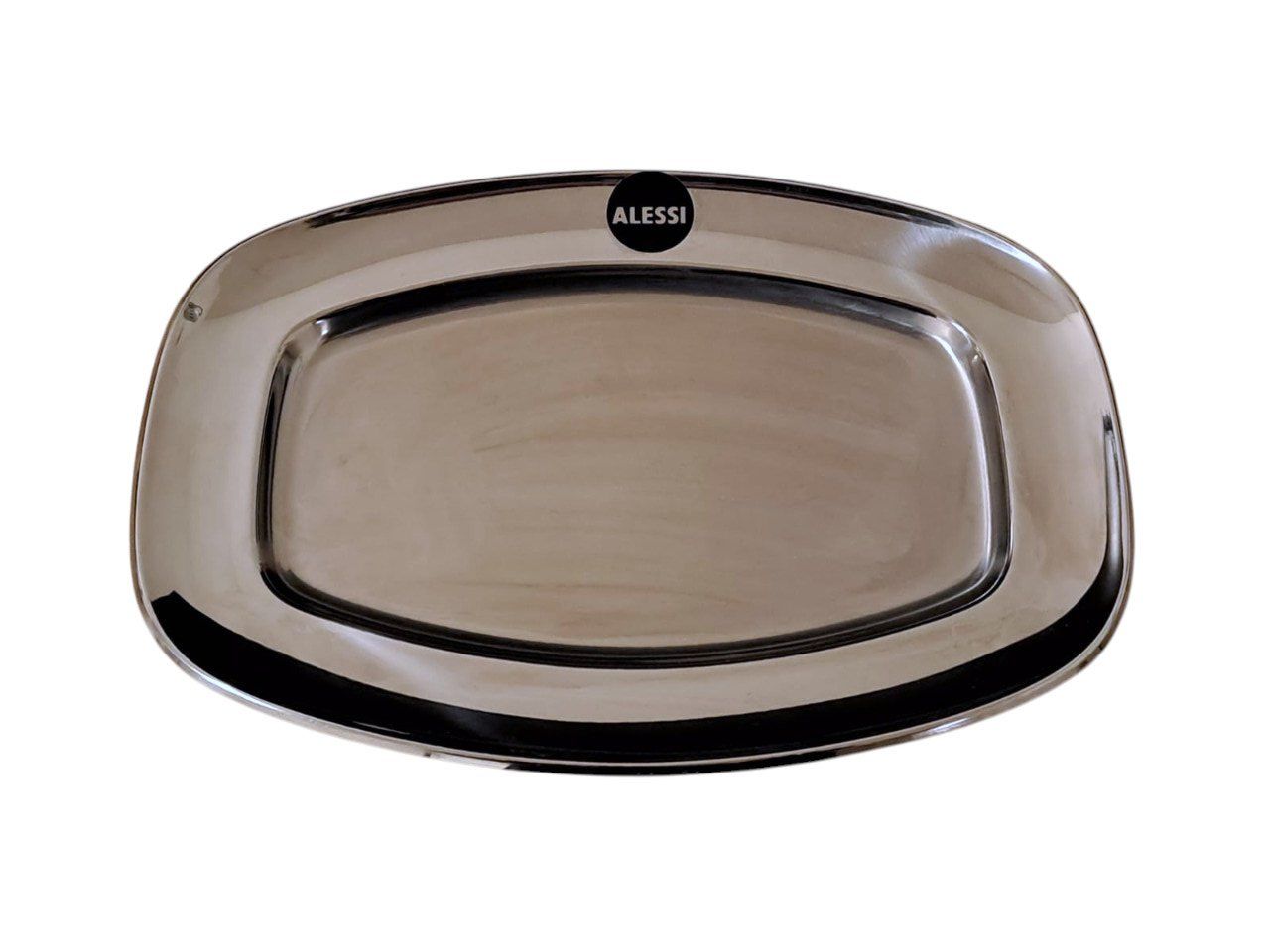 Alessi Piatti di portata: Tablett / Servierteller Alessi 125/30 - Eldelstahl 30x20 cm – Nuovo (secondo la descrizione) da Schaffhausen venduto da lucaalessandro