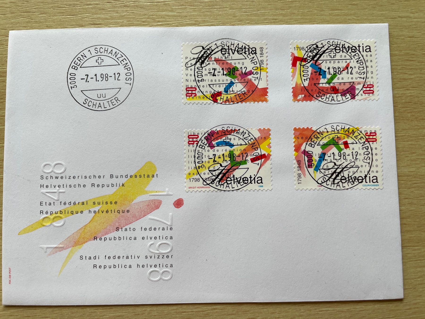 Tutti i francobolli: 8 oblitérations centrales, assez rare ! – Usato da Sonceboz-Sombeval venduto da Comment2 1