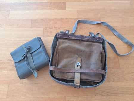 Tasche J.A. Krüger Lavin 1945 mit Einsätzen guter Zustand