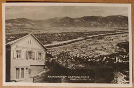 Restaurant Gebhardshöhe mit Rheintalblich um 1930