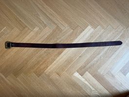 Lopardo Damen Ledergürtel Braun 105 cm Echtleder