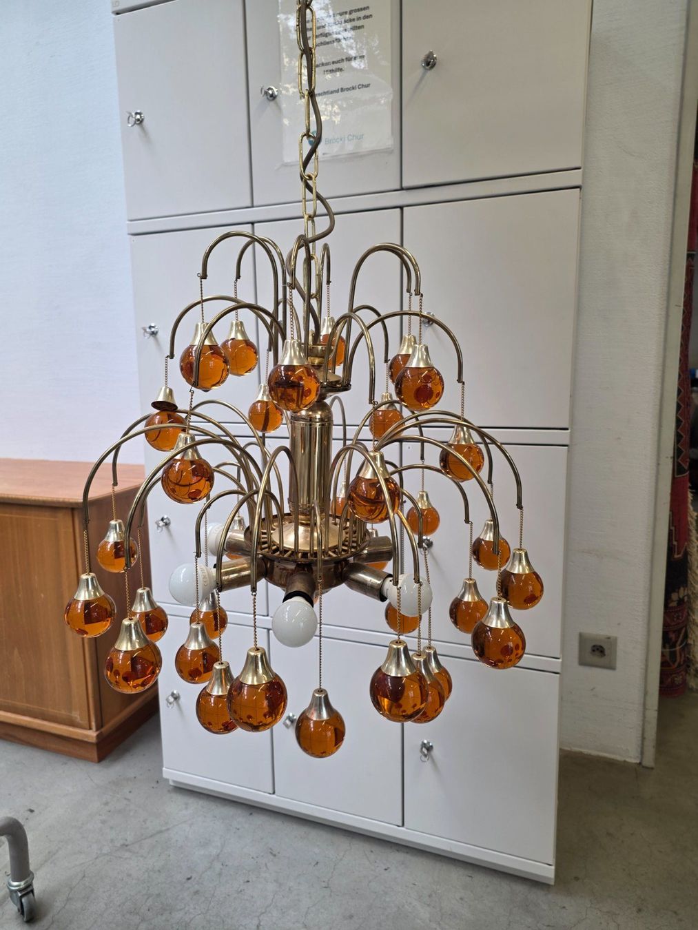 Lustres & lampes de plafonds: Palwa Murano Kronleuchter – D'occasion à Chur par FeschtlandBrockiChur 1