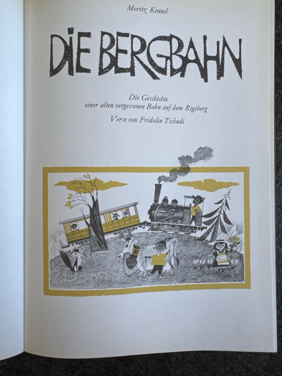 Libri: DIE BERGBAHN Moritz Kennel Rigibahn illustr. Jugendbuch – Usato da Eschenz venduto da Belladog 2