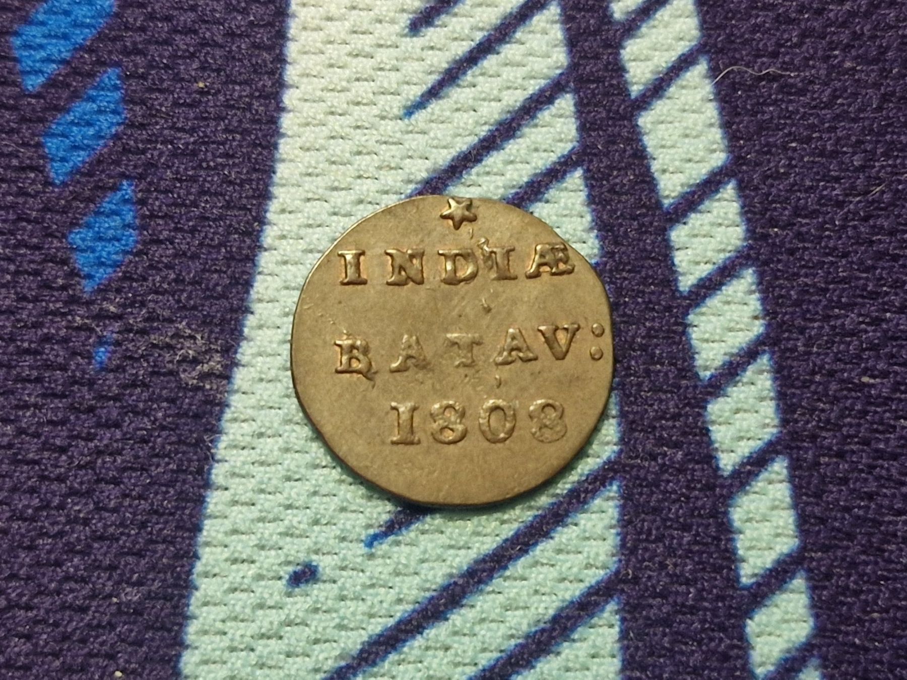 Tutti le monete: India Vatavia 1808. – Usato da Zürich venduto da Moreira01 3