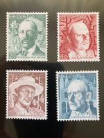 Schweiz 1979 Satz Porträtmarken Rilke Klee Hesse Mann postfr