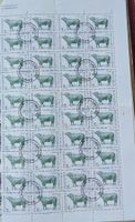 BULGARIEN 40-Marken Bogenteile Motiv Tiere