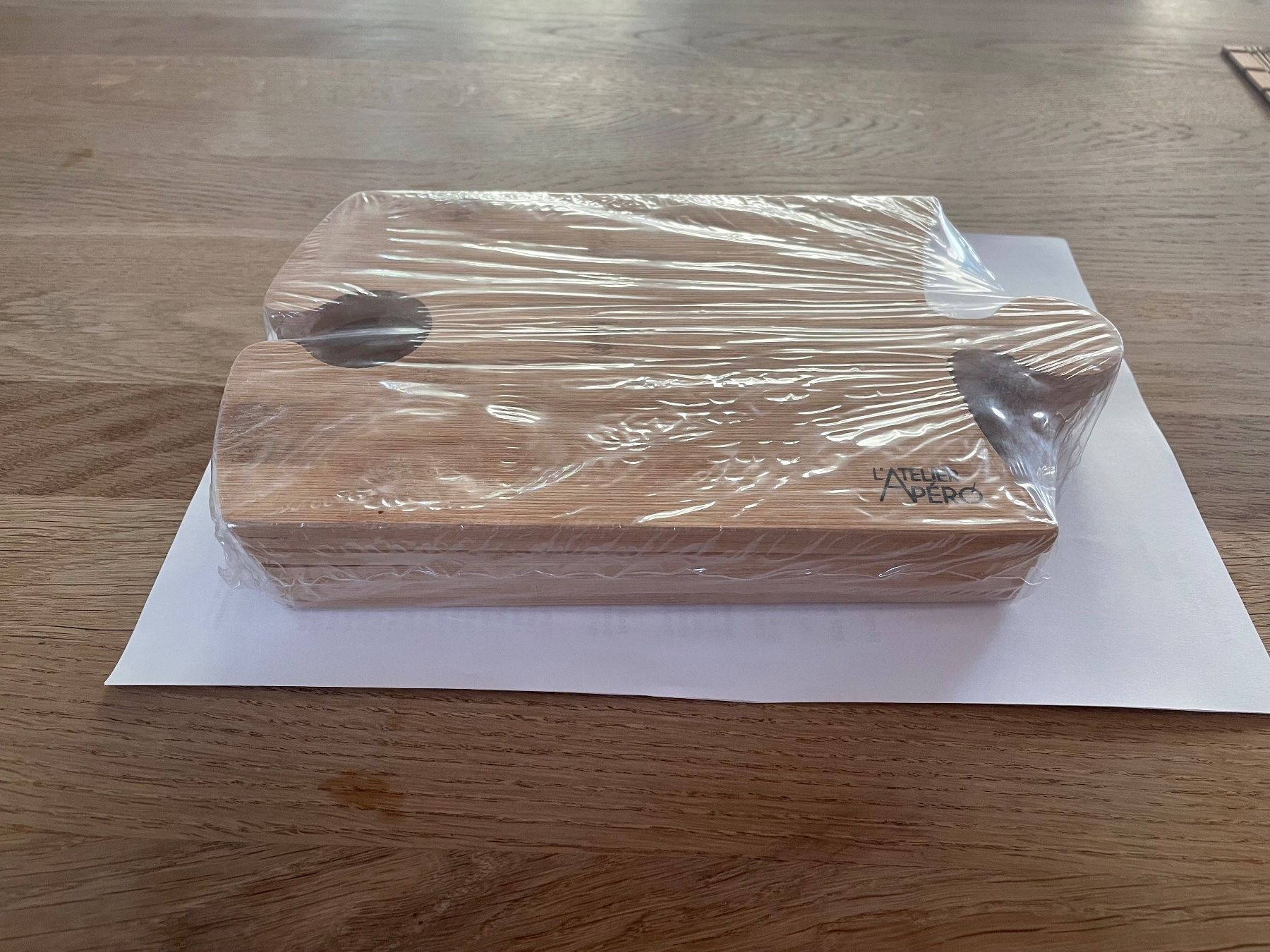 Servierplatten: Lot de 4 planchettes apéro emboitables – Neu und originalverpackt aus Courtedoux von ivanaj 1