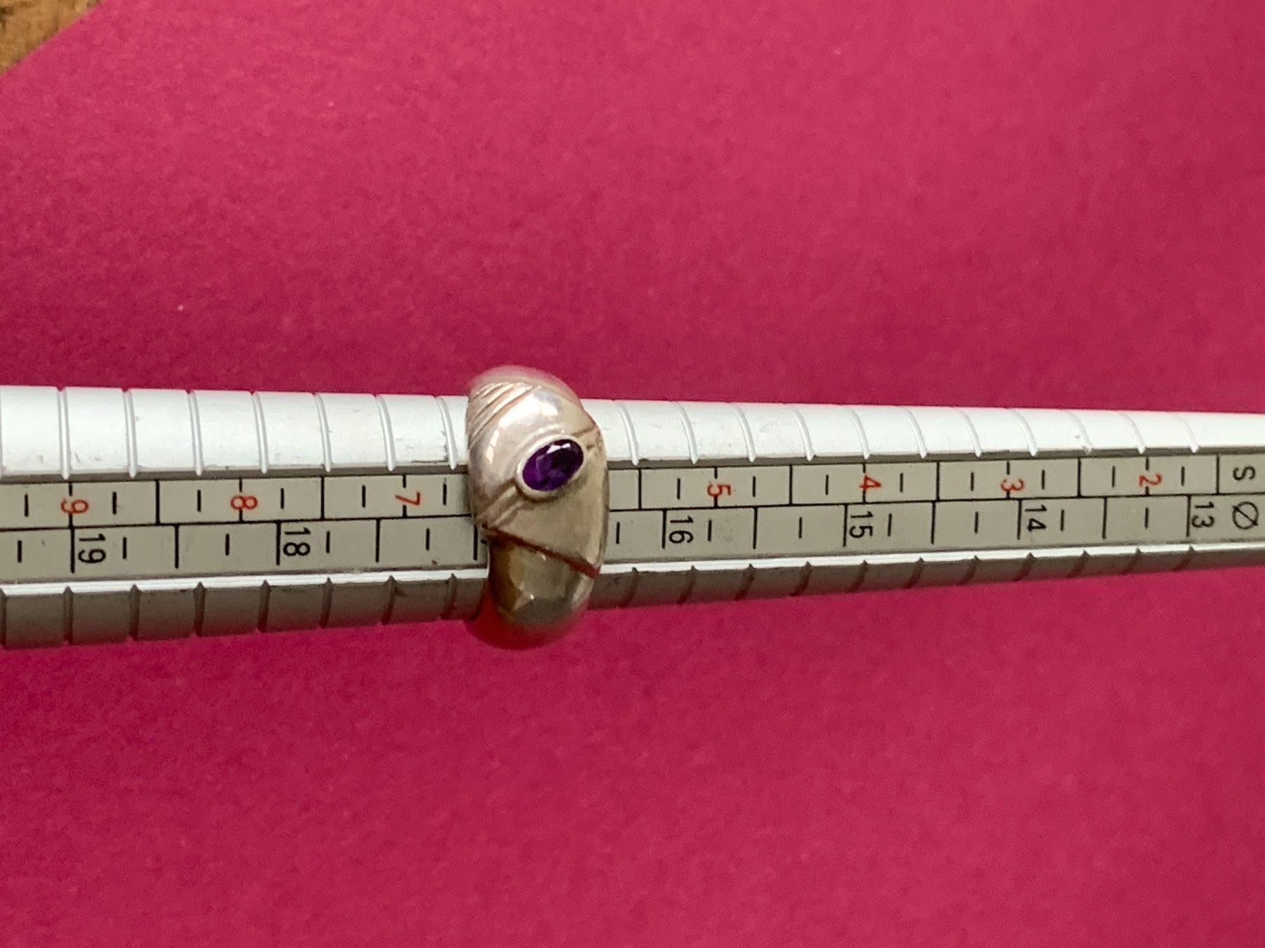 Bagues: Silberring bauchig TRANSFORMATION lila gr.53 – D'occasion à Dittingen par Bellevista 4