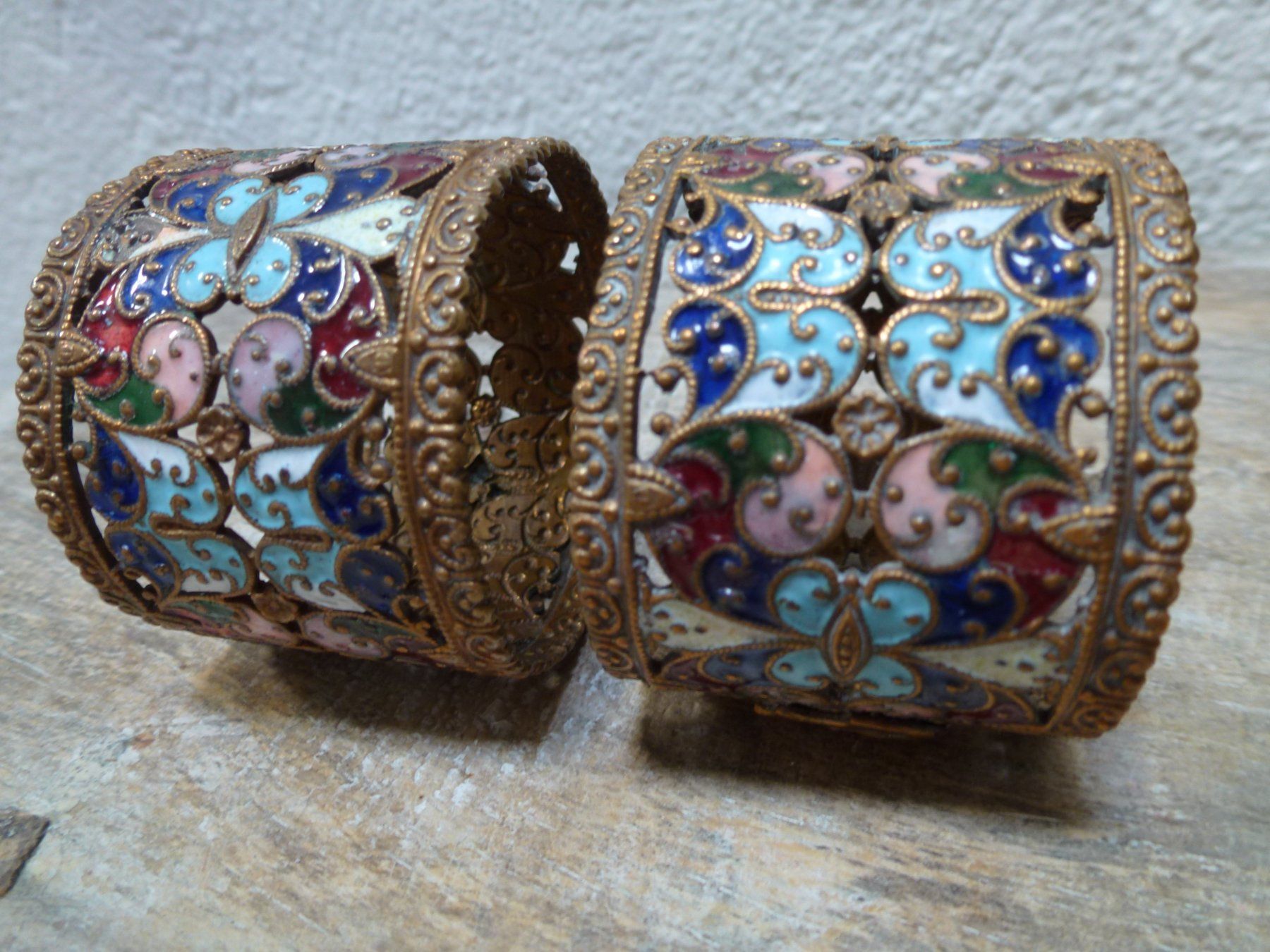 Altro in Decorazioni & Accessori: 2 antike Serviettenringe / Venedig Markuslöwe – Usato da Esslingen venduto da FetteSchnecke 1