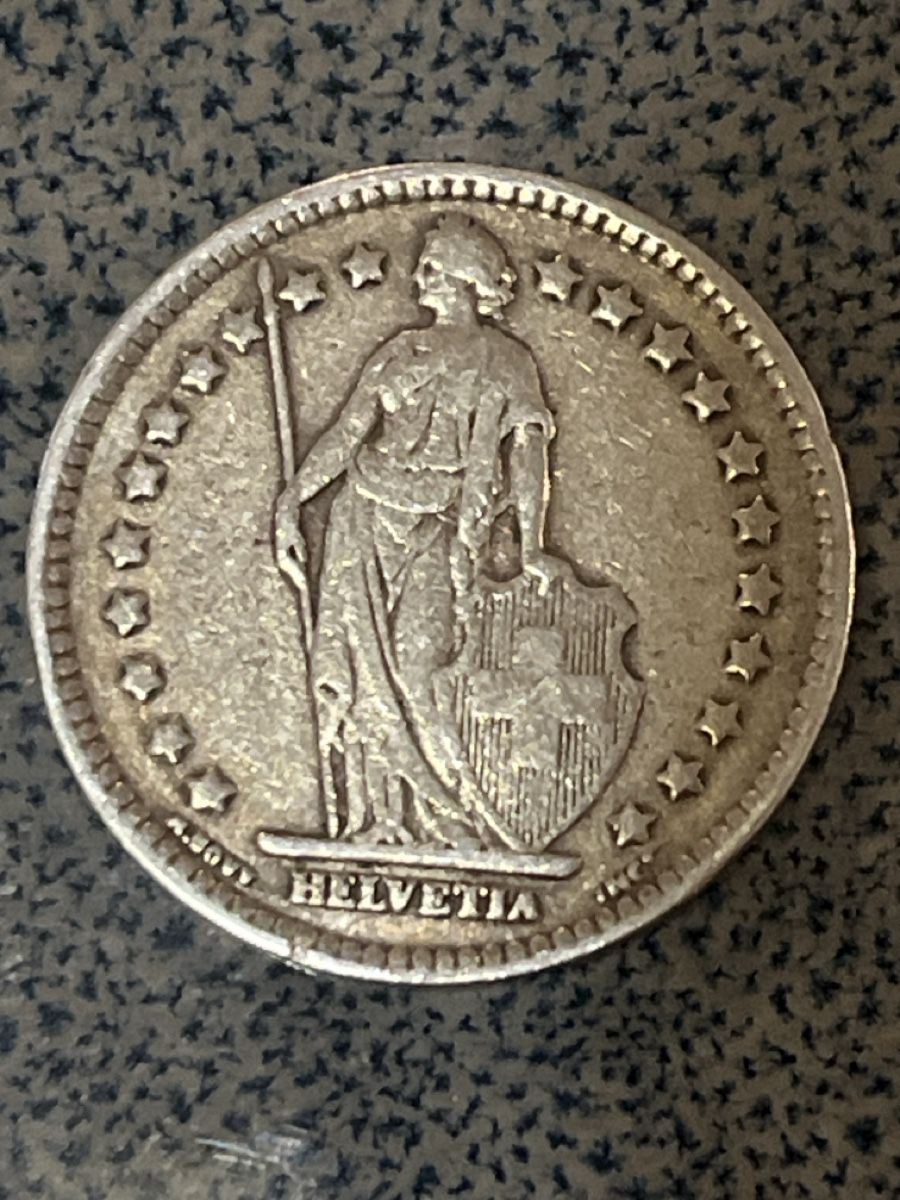 Tutti le monete: Un franc 1920  B – Usato da Prangins venduto da Rodard8 1