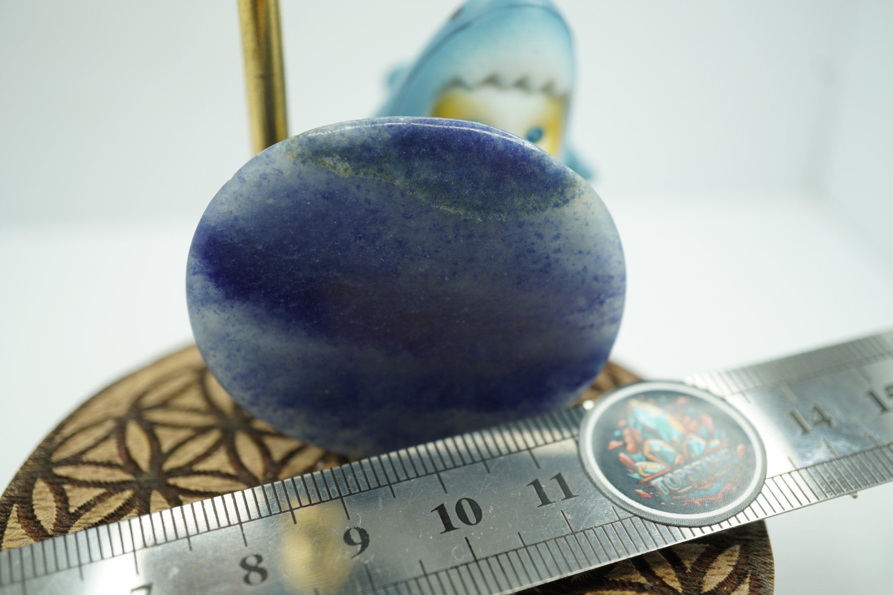 Minerali & Pietre curative: Blauquarz     Scheibenstein       ab 1.- Auktion – Nuovo e nell'imballaggio originale da Eschenbach SG venduto da topstone 4