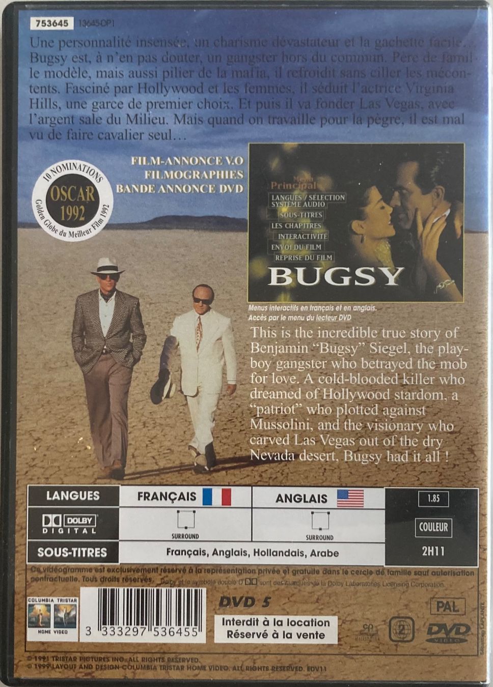 Alle DVDs: BUGSY – Gebraucht aus Poliez-Pittet von Newtown-Records 1