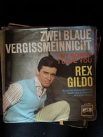 Schallplatte Rex Gildo Zwei blaue Vergissmeinnicht EP