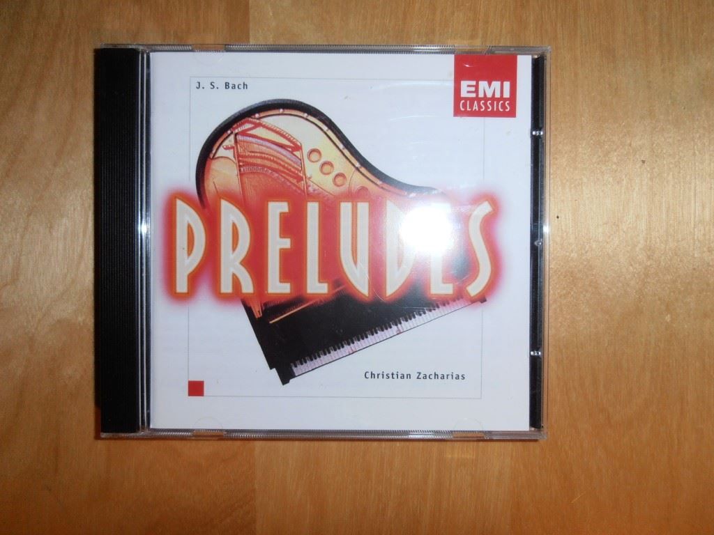 CD: Christian Zacharias -J.S.Bach - Preludes – Usato da Zürich venduto da etrhorber