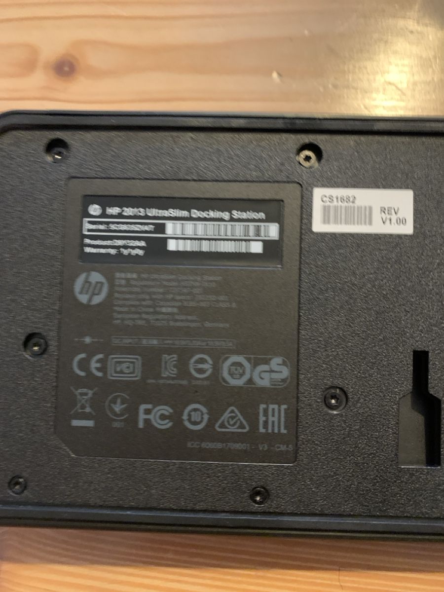 Hewlett Packard Docking station: Docking station HP ULTRASLIM – Usato da Les Bois venduto da StockSecure 1