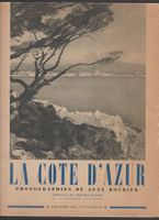 livre France la Côte d'Azur - 1949