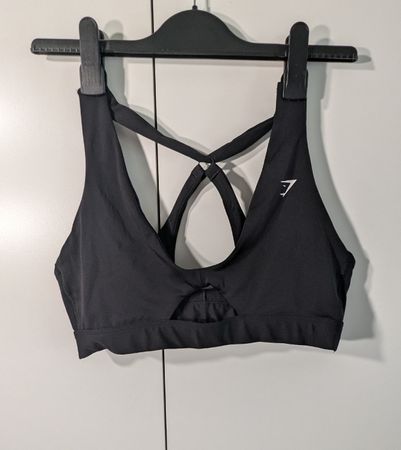 Sport BH Gymshark schwarz Grösse XL guter Zustand