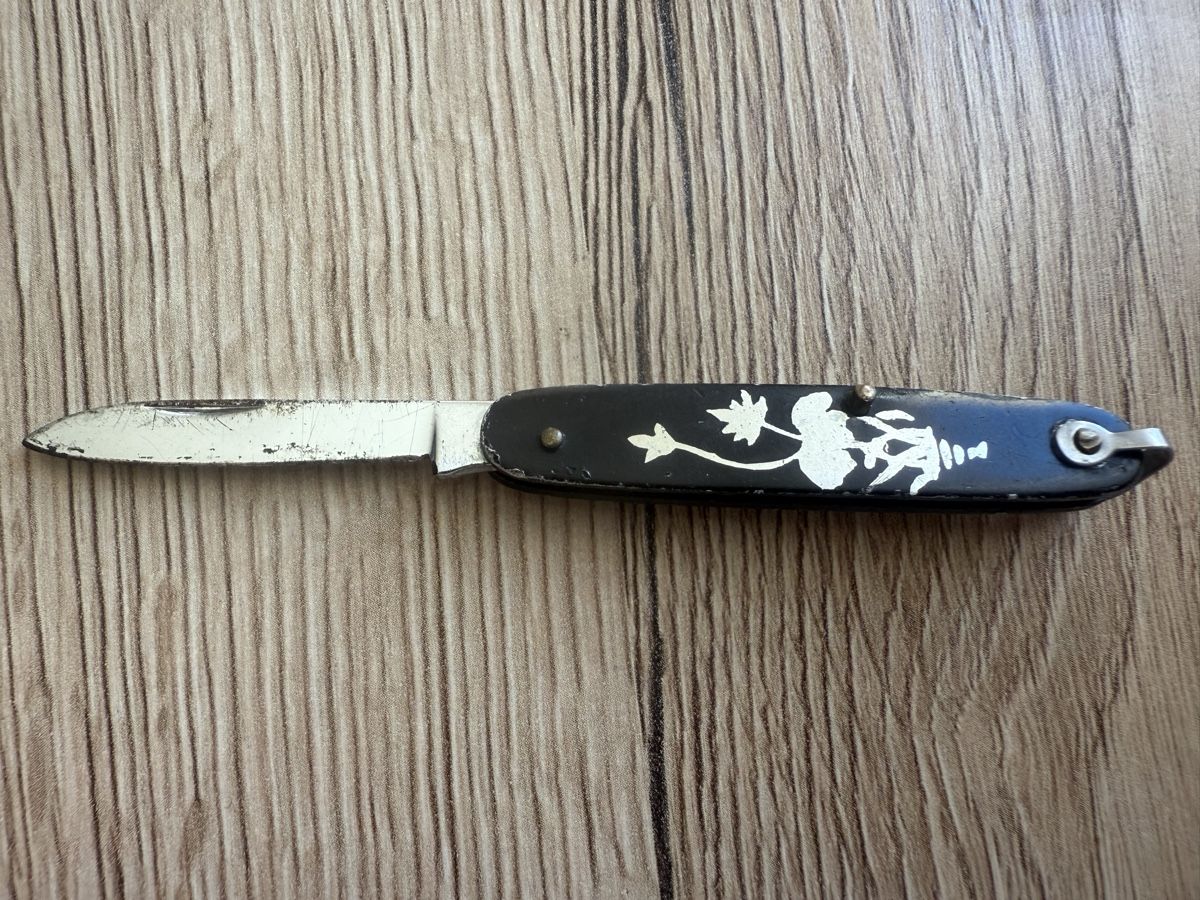 Coltelli tascabile: Kleines Sackmesser mit Blumenmotiv – Usato da Wettingen venduto da Ni_la_lo 1
